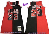 Women Bulls 23 Michael Jordan Split Black Red 1997-98 Hardwood Classics Mesh Jersey,baseball caps,new era cap wholesale,wholesale hats
